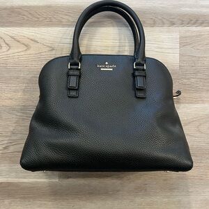 New (never used) Kate Spade Black Pebbled Leather Satchel